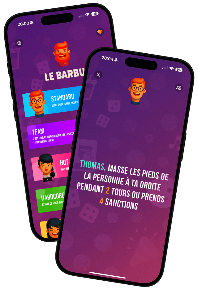 Le Barbu app mockup