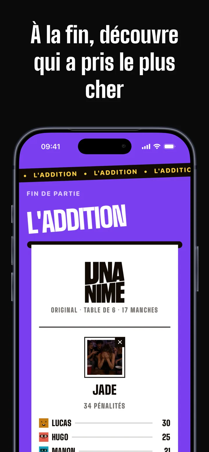 À la fin, l'addition dit qui a pris le plus cher
